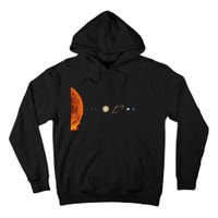 Solar System Nerd Galaxy Science And Planets Astronomy Tall Hoodie