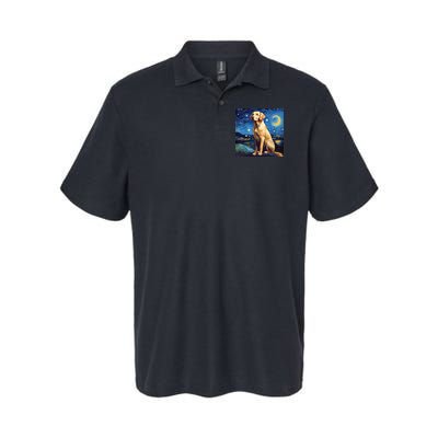 Surreal Starry Night Labrador Retriever Dog Polo