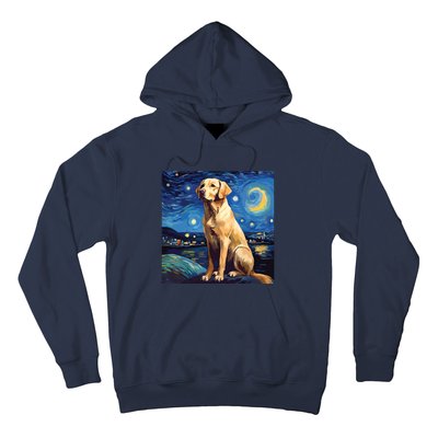 Surreal Starry Night Labrador Retriever Dog Hoodie