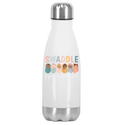 Swaddle Specialist Nicu Mother Nurse Tech Neonatal Icu Gift Stainless Steel Insulated Water Bottle