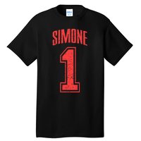 Simone Supporter Number 1 Biggest Fan Tall T-Shirt