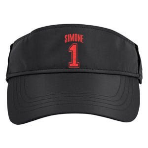 Simone Supporter Number 1 Biggest Fan Adult Drive Performance Visor