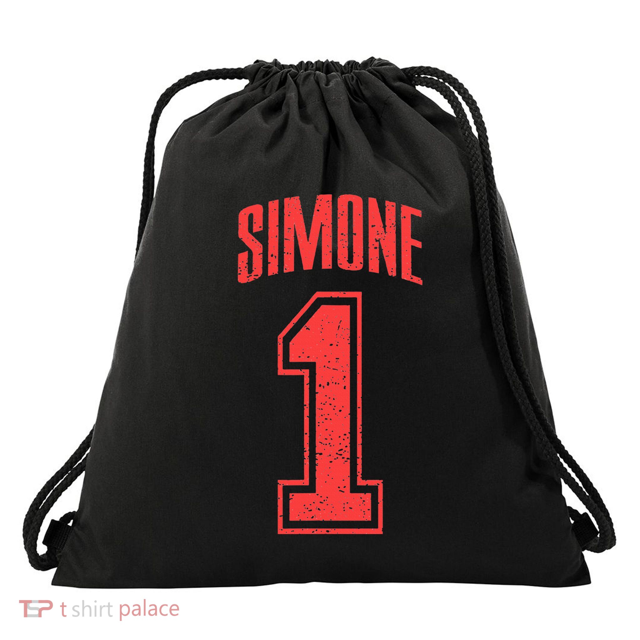 Simone Supporter Number 1 Biggest Fan Drawstring Bag