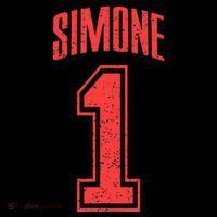 Simone Supporter Number 1 Biggest Fan Drawstring Bag