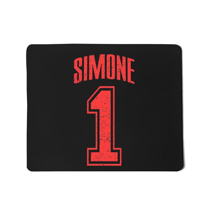 Simone Supporter Number 1 Biggest Fan Mousepad