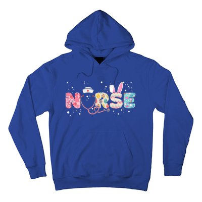 Stethoscope Scrub Nurse Life Easter Day Bunny Eggs Cool Gift Hoodie