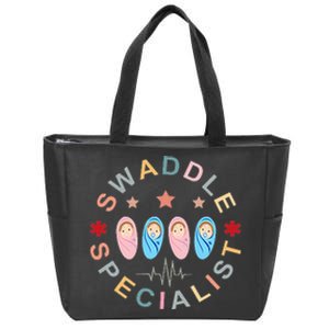 Swaddle Specialist Nurse Postpartum Nurse Mother Baby Nurse Zip Tote Bag