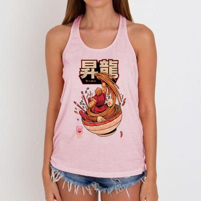 Spicy Shoryu Noodles Women's Knotted Racerback Tank