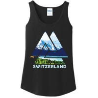 Switzerland Swiss Nature Alps Mountains Ladies Essential Tank