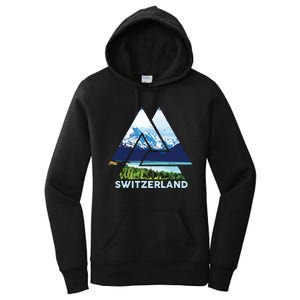 Switzerland Swiss Nature Alps Mountains Women's Pullover Hoodie