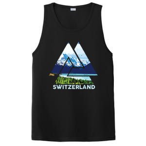 Switzerland Swiss Nature Alps Mountains PosiCharge Competitor Tank