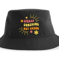 Spread Sunshine Not Shade Kindness Self Care Love Retro Sustainable Bucket Hat