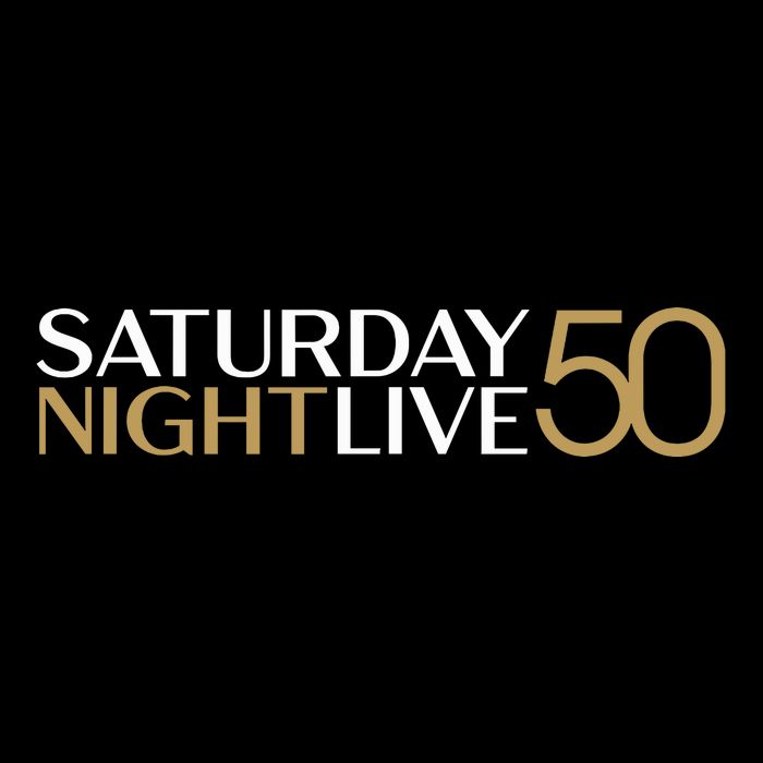 S.N.L S.A.T.U.R.D.A.Y N.I.G.H.T Live 50 White And Gold 7-Panel Snapback Hat
