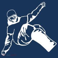 Snowboard Women's V-Neck T-Shirt