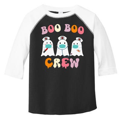 Spooky Squad Nurse Ghost Halloween Costume Toddler Fine Jersey T-Shirt