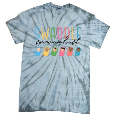 Swaddle Specialistl&D Nurselabor And Delivery Nurse Tie-Dye T-Shirt