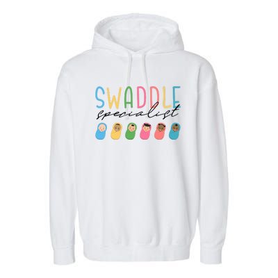 Swaddle Specialistl&D Nurselabor And Delivery Nurse Garment-Dyed Fleece Hoodie