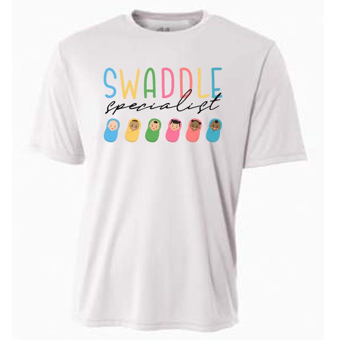 Swaddle Specialistl&D Nurselabor And Delivery Nurse Cooling Performance Crew T-Shirt