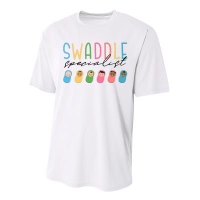 Swaddle Specialistl&D Nurselabor And Delivery Nurse Performance Sprint T-Shirt