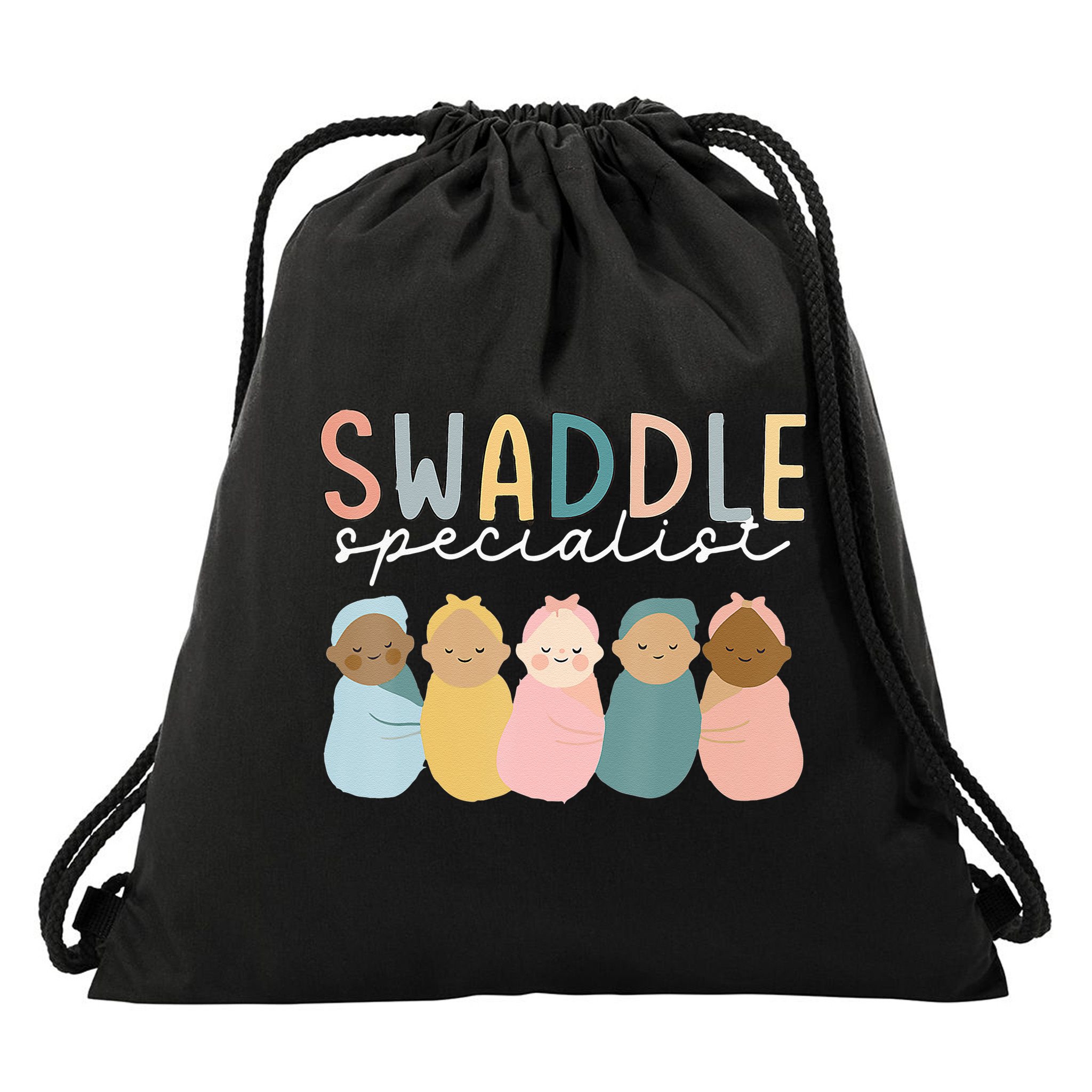 Swaddle Specialist NICU Mother Baby Nurse Tech Neonatal ICU Drawstring Bag