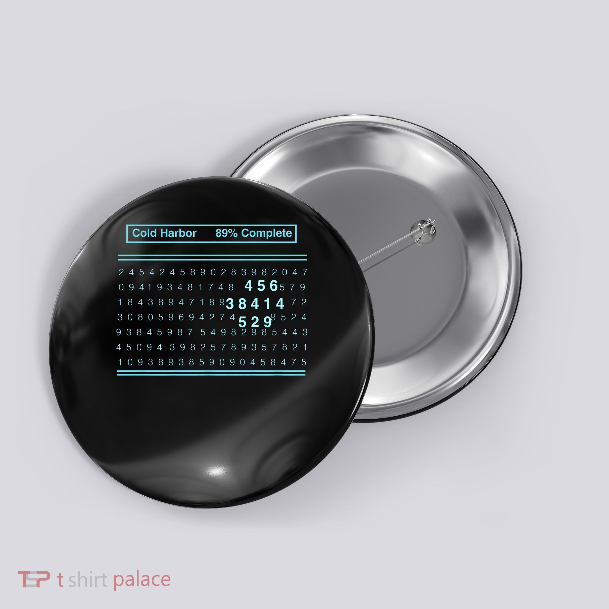 Severance scary numbers Button
