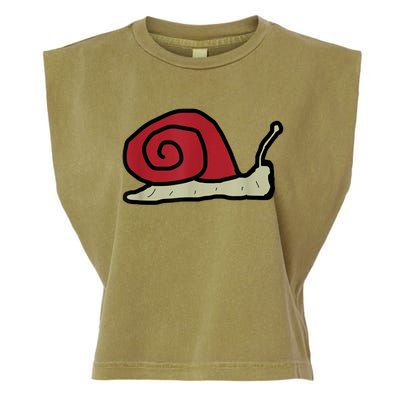 Snail Garment-Dyed Women's Muscle Tee