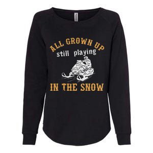 Snowmobile Womens California Wash Sweatshirt