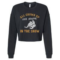 Snowmobile Cropped Pullover Crew