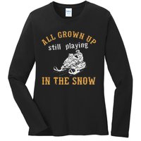 Snowmobile Ladies Long Sleeve Shirt