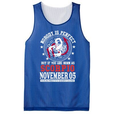 Scorpio Sign November 05 Zodiac Astrology Star Horoscope Cute Gift Mesh Reversible Basketball Jersey Tank