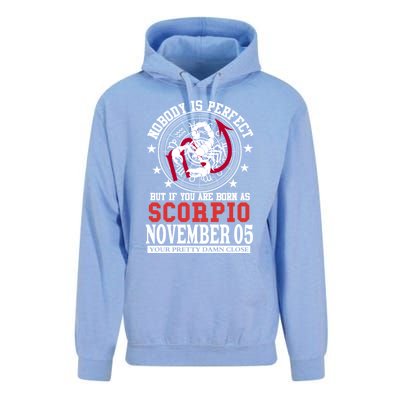 Scorpio Sign November 05 Zodiac Astrology Star Horoscope Cute Gift Unisex Surf Hoodie