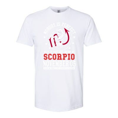 Scorpio Sign November 05 Zodiac Astrology Star Horoscope Cute Gift Softstyle CVC T-Shirt