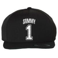 Sammy Supporter Number 1 Greatest Fan Wool Snapback Cap