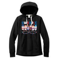 Swaddle Specialist Nicu Mother Baby Nurse 4th Of July Usa Women's Fleece Hoodie