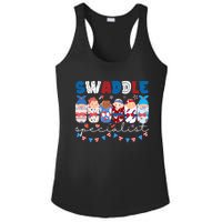 Swaddle Specialist Nicu Mother Baby Nurse 4th Of July Usa Ladies PosiCharge Competitor Racerback Tank