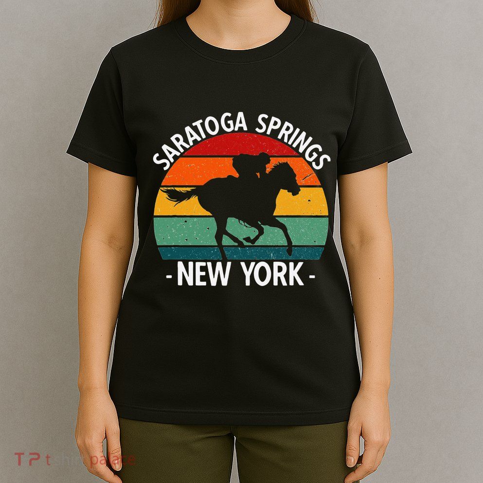 Saratoga Springs New York Toga Horse Racing T-Shirt