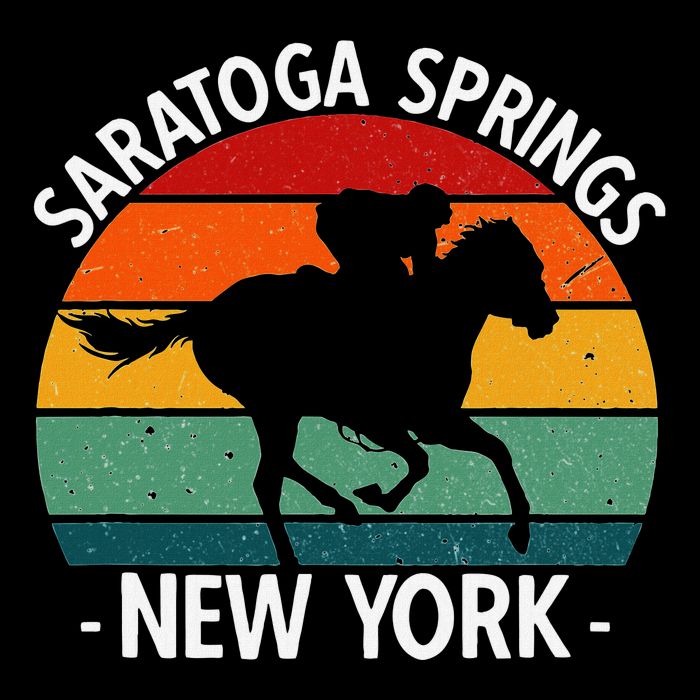 Saratoga Springs New York Toga Horse Racing Impact Tech Backpack