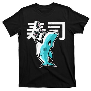 Shark Sushi Nigiri Kawaii Neko Anime Japanese  T-Shirt