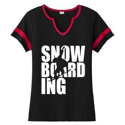 Snowboarding Ladies Halftime Notch Neck Tee