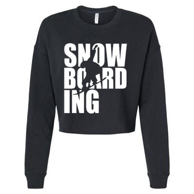 Snowboarding Cropped Pullover Crew