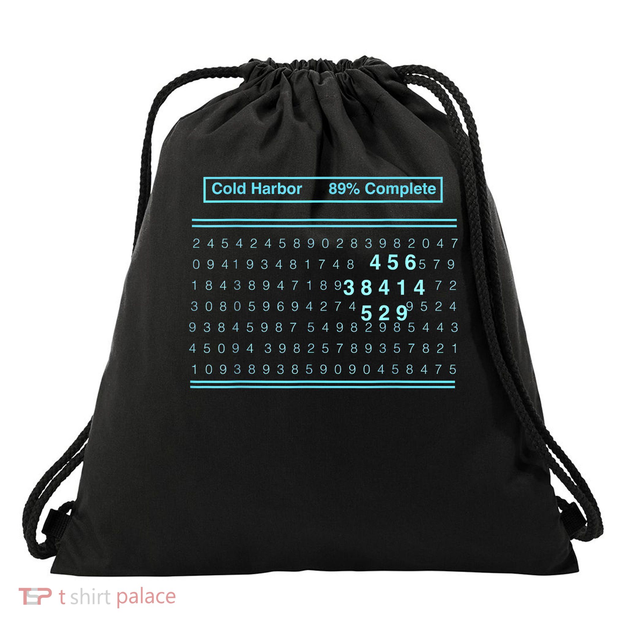 Severance scary numbers Drawstring Bag