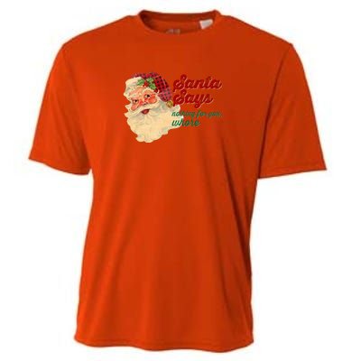 Santa Says Nothing For You Whore Cooling Performance Crew T-Shirt