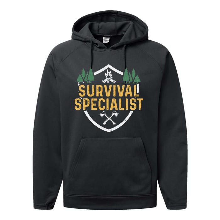 Survival Specialist Outdoor Bushcraft Survival Performance Fleece Hoodie