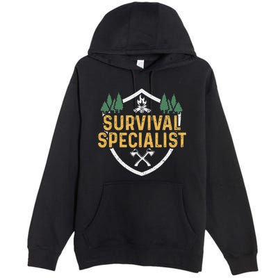 Survival Specialist Outdoor Bushcraft Survival Premium Pullover Hoodie