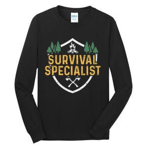 Survival Specialist Outdoor Bushcraft Survival Tall Long Sleeve T-Shirt