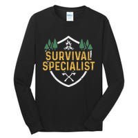 Survival Specialist Outdoor Bushcraft Survival Tall Long Sleeve T-Shirt