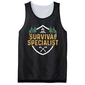 Survival Specialist Outdoor Bushcraft Survival Mesh Reversible Basketball Jersey Tank