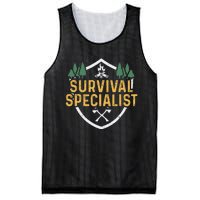 Survival Specialist Outdoor Bushcraft Survival Mesh Reversible Basketball Jersey Tank