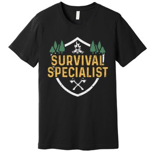 Survival Specialist Outdoor Bushcraft Survival Premium T-Shirt