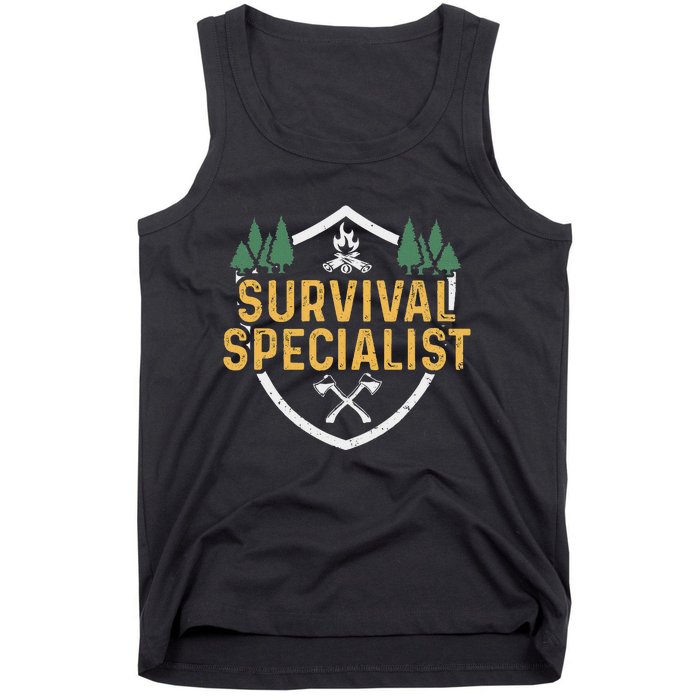 Survival Specialist Outdoor Bushcraft Survival Tank Top